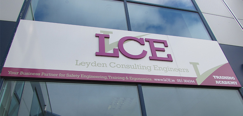 LCE Training Academy Front Entrance Sign
